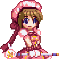 Sakura conjurando Cartas Cl